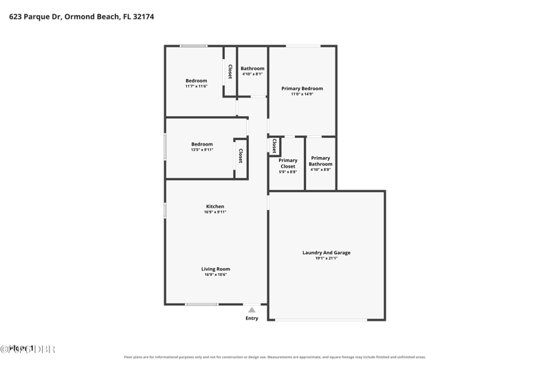 3 bedroom Single Family Residence at 623 Parque Drive, Rio Vista, Ormond Beach — photo 2
