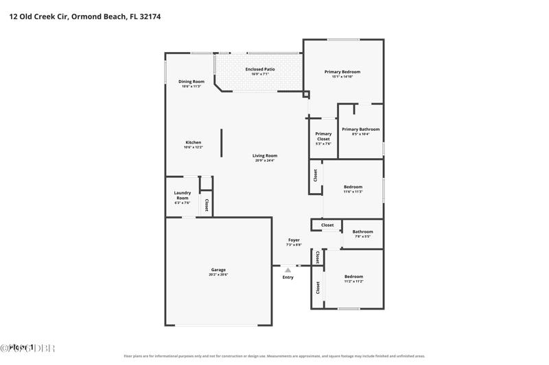 3 bedroom Single Family Residence at 12 Old Creek Circle, Ormond Lakes, Ormond Beach — photo 2