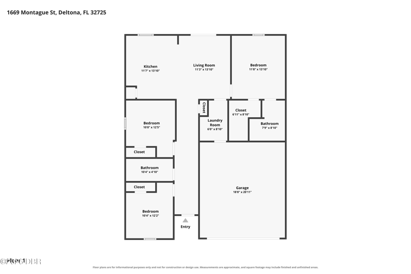 3 bedroom Single Family Residence at 1669 Montague Street, Deltona, Deltona — photo 2