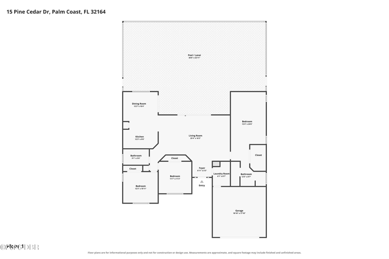 3 bedroom Single Family Residence at 15 Pine Cedar Drive, Palm Coast, Palm Coast — photo 2