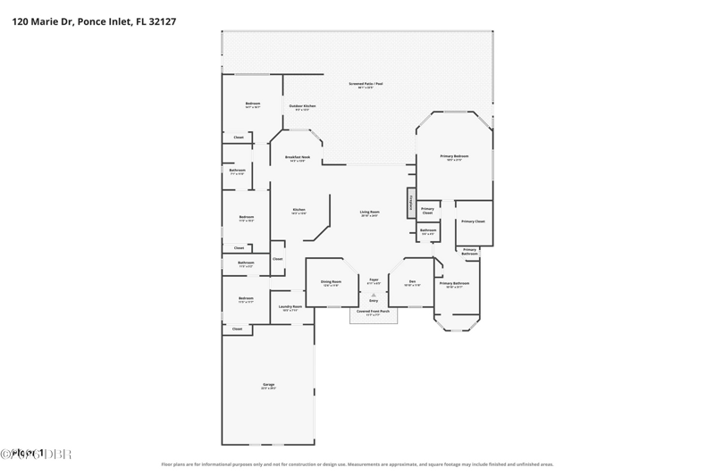 4 bedroom Single Family Residence at 120 Marie Drive, Ponce Terrace, Ponce Inlet — photo 2