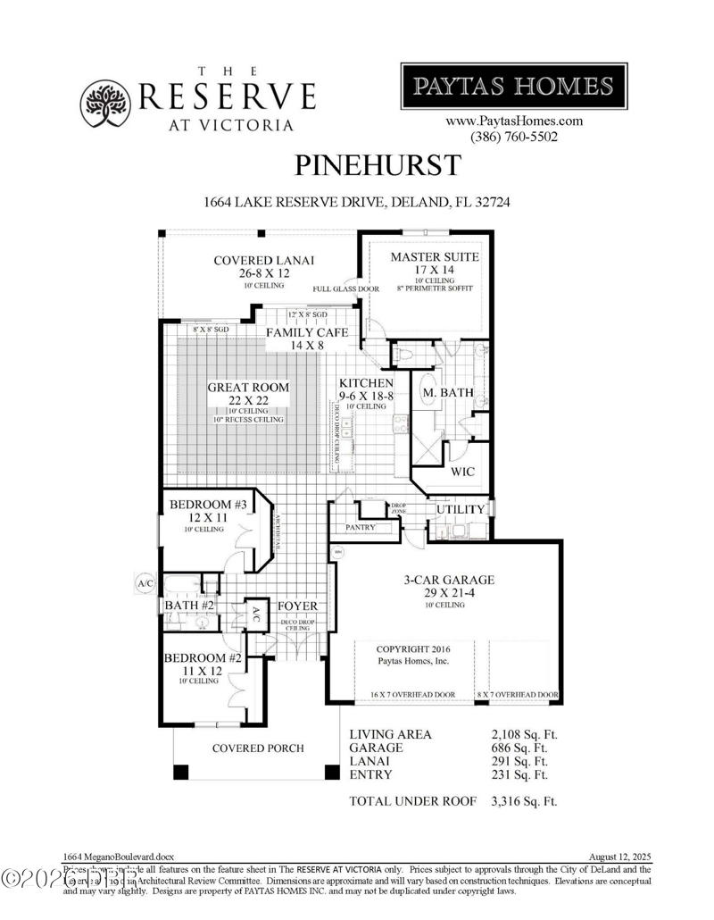 3 bedroom Single Family Residence at 1664 Lake Reserve Drive, Not on the List, DeLand — photo 2