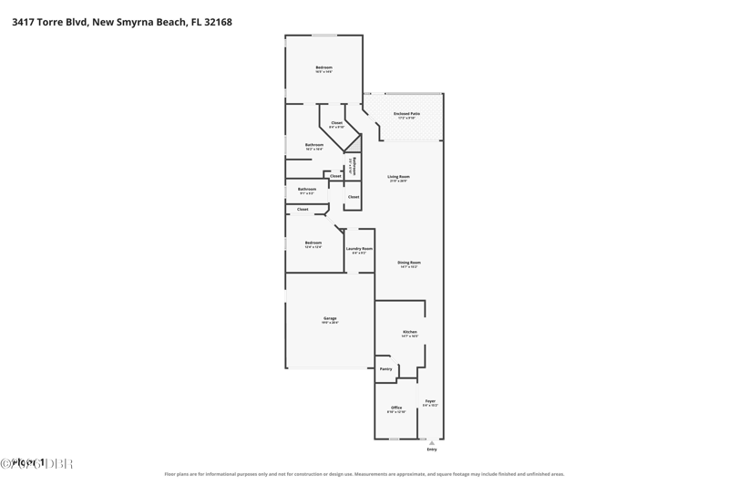 2 bedroom Single Family Residence at 3417 Torre Boulevard, Venetian Bay, New Smyrna Beach — photo 2