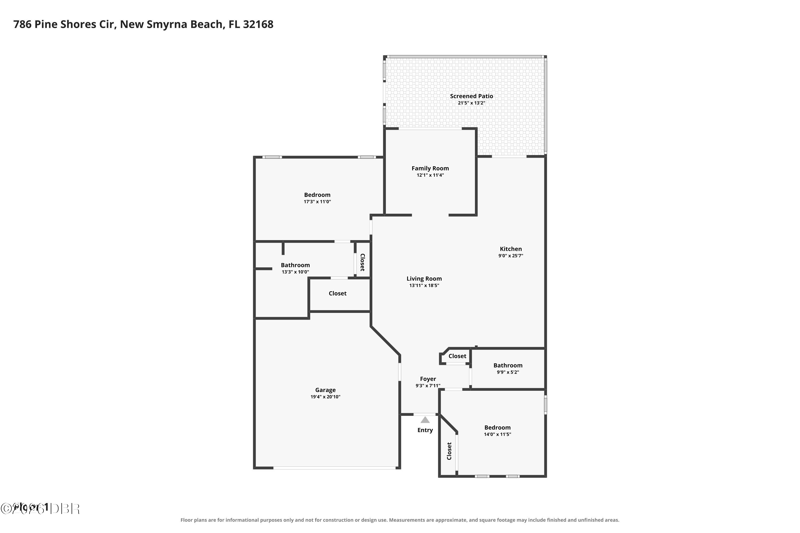 3 bedroom Single Family Residence at 786 Pine Shores Circle, Pine Island, New Smyrna Beach — photo 2