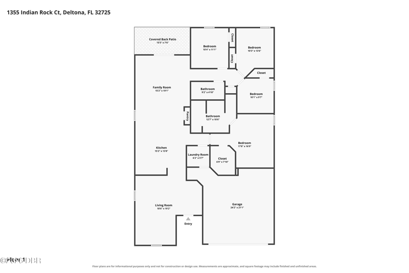 4 bedroom Single Family Residence at 1355 Indian Rock Court, Deltona, Deltona — photo 2