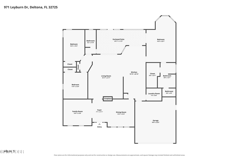 3 bedroom Single Family Residence at 971 Leyburn Drive, Not on the List, Deltona — photo 2