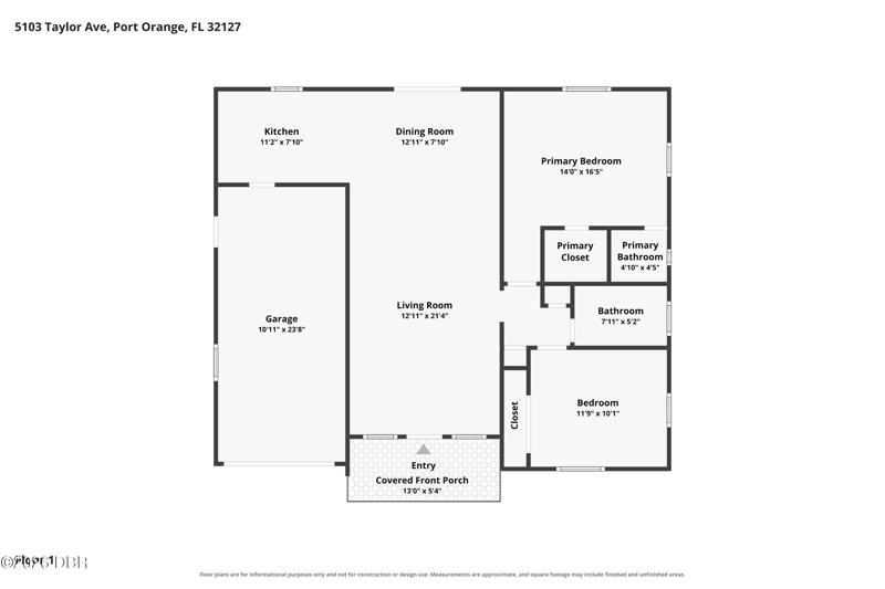 2 bedroom Single Family Residence at 5103 Taylor Avenue, Norwood, Port Orange — photo 2