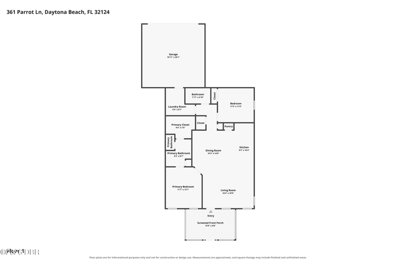 2 bedroom Single Family Residence at 361 Parrot Lane, Latitude, Daytona Beach — photo 4