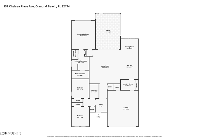 3 bedroom Single Family Residence at 132 Chelsea Place Avenue, Chelsea Place, Ormond Beach — photo 2
