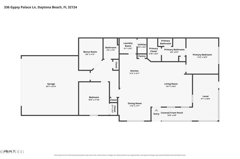 2 bedroom Single Family Residence at 336 Gypsy Palace Lane, Latitude, Daytona Beach — photo 2