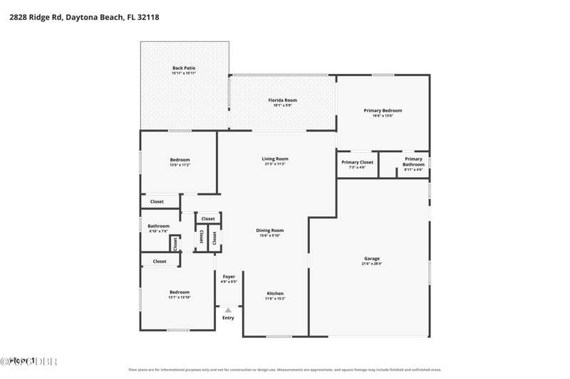 3 bedroom Single Family Residence at 2828 Ridge Road, River Ridge Estates, Daytona Beach — photo 2