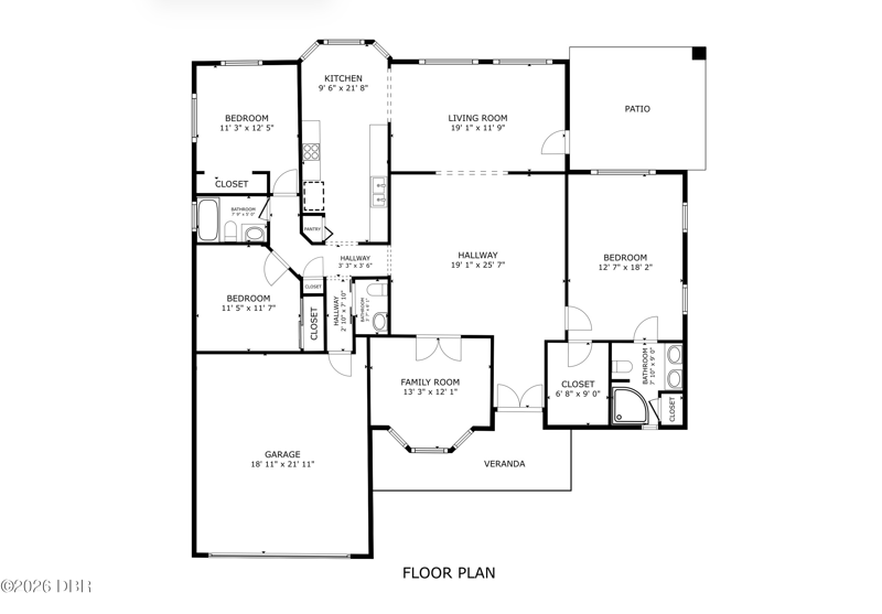 3 bedroom Single Family Residence at 1105 Donnell Drive, Willow Run, Port Orange — photo 2
