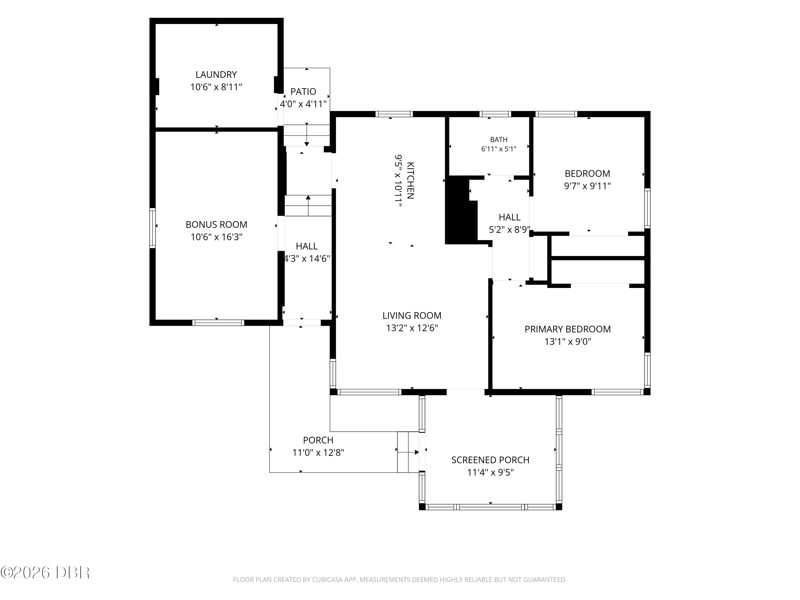 2 bedroom Single Family Residence at 711 Flanders Avenue, Flanders Sub, Daytona Beach — photo 2