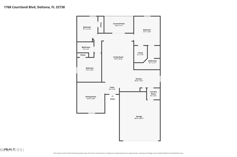 3 bedroom Single Family Residence at 1768 Courtland Boulevard, Not In Subdivision, Deltona — photo 2