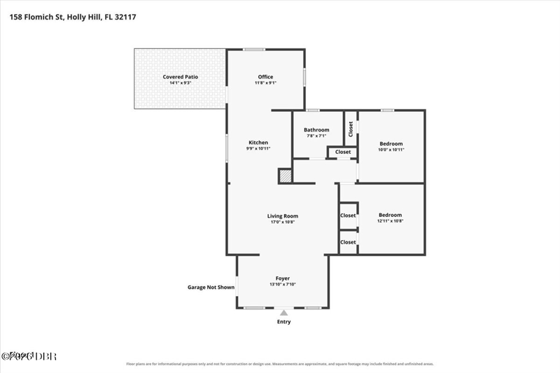 2 bedroom Single Family Residence at 158 Flomich Street, Lears, Holly Hill — photo 2