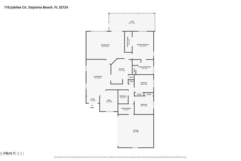 3 bedroom Single Family Residence at 110 Jubilee Circle, Lpga, Daytona Beach — photo 2