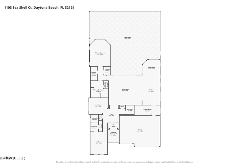 2 bedroom Single Family Residence at 1103 Sea Shell Court, Latitude, Daytona Beach — photo 2