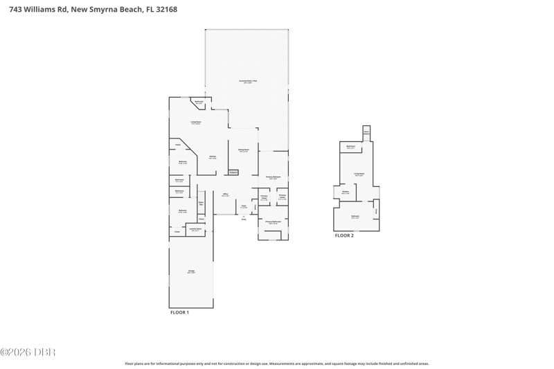 4 bedroom Single Family Residence at 743 Williams Road, New Smyrna Beach, New Smyrna Beach — photo 2