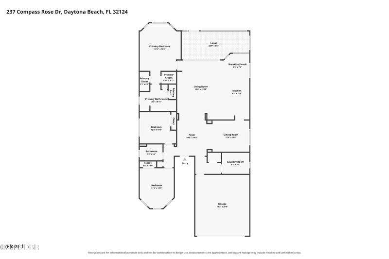 3 bedroom Single Family Residence at 237 Compass Rose Drive, Latitude, Daytona Beach — photo 2