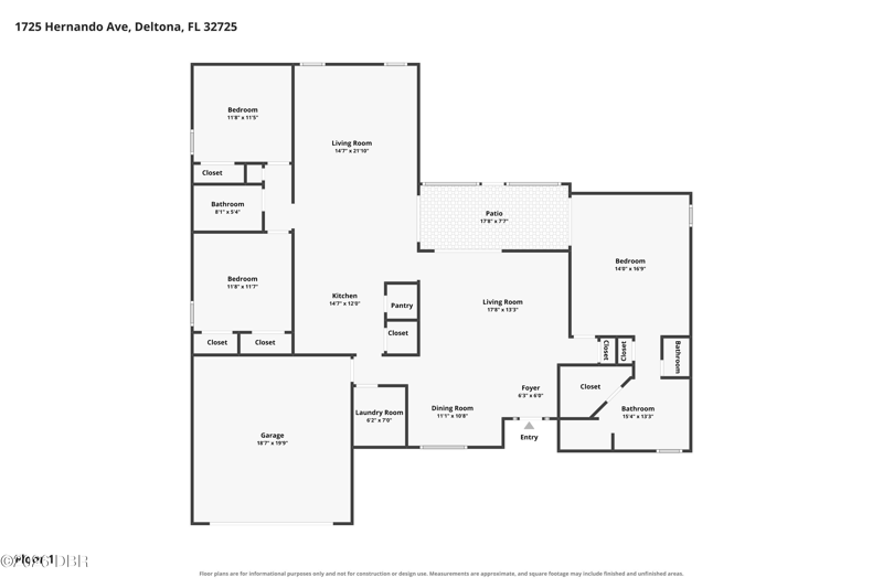 3 bedroom Single Family Residence at 1725 Hernando Avenue, Deltona Lakes, Deltona — photo 4