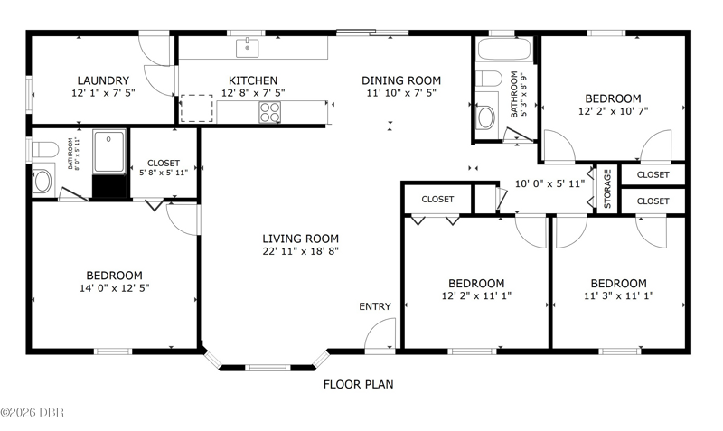 4 bedroom Single Family Residence at 2911 Vista Palm Drive, Florida Shores, Edgewater — photo 3