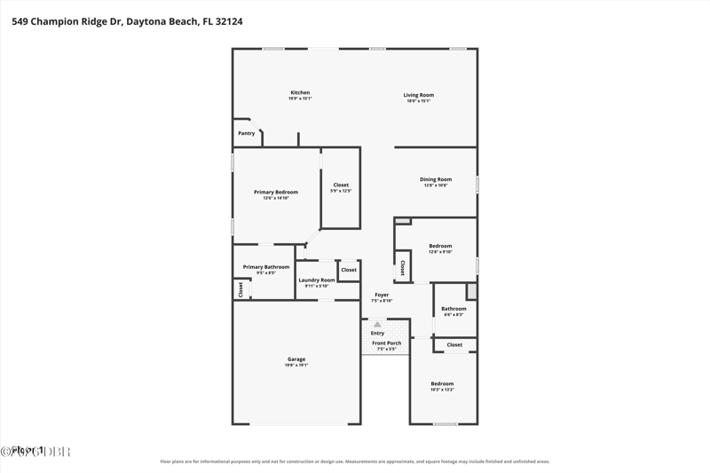 3 bedroom Single Family Residence at 549 Champion Ridge Drive, Grande Champion, Daytona Beach — photo 2