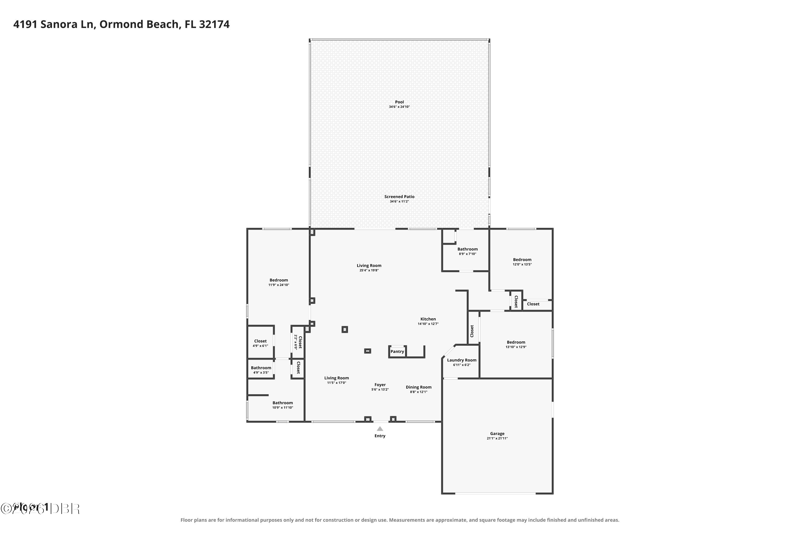3 bedroom Single Family Residence at 4191 Sanora Lane, Halifax Plantation, Ormond Beach — photo 3