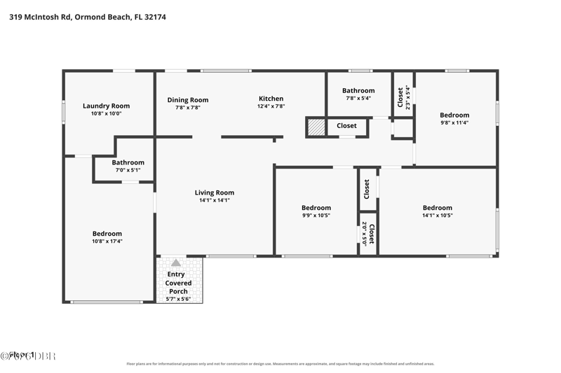 3 bedroom Single Family Residence at 319 McIntosh Road, Ormond Terrace, Ormond Beach — photo 2