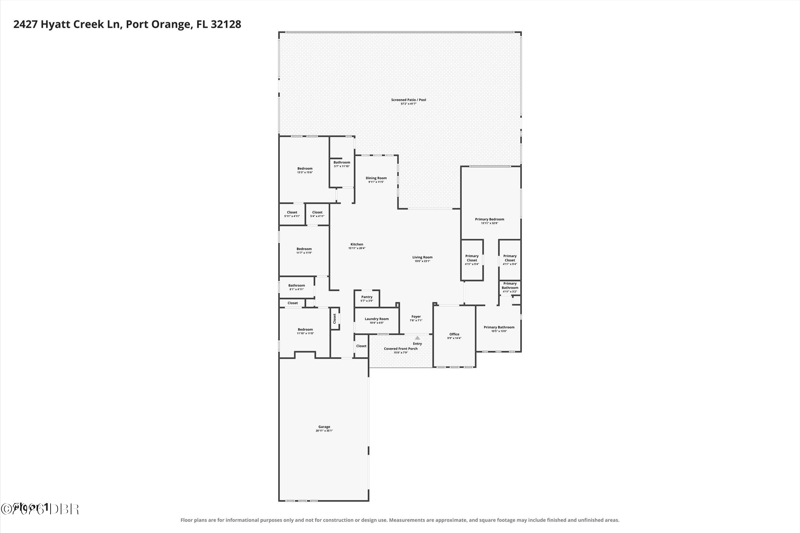 4 bedroom Single Family Residence at 2427 Hyatt Creek Lane, Browns Landing, Port Orange — photo 2