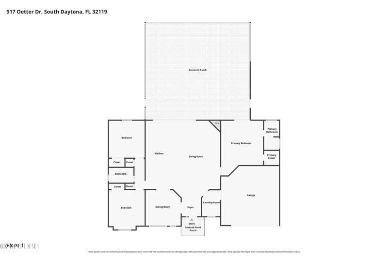 3 bedroom Single Family Residence at 917 Oetter Drive, Bryan Cave Estates, South Daytona — photo 2