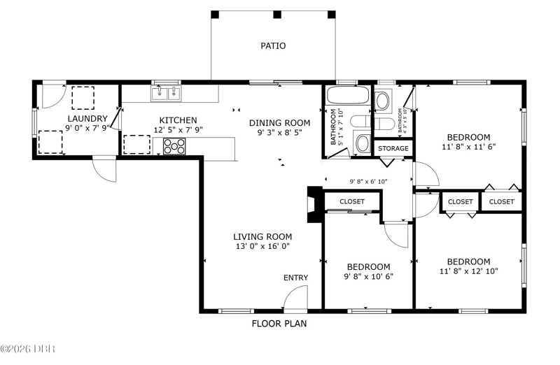 3 bedroom Single Family Residence at 1509 Derbyshire Road, Highland Park, Daytona Beach — photo 2