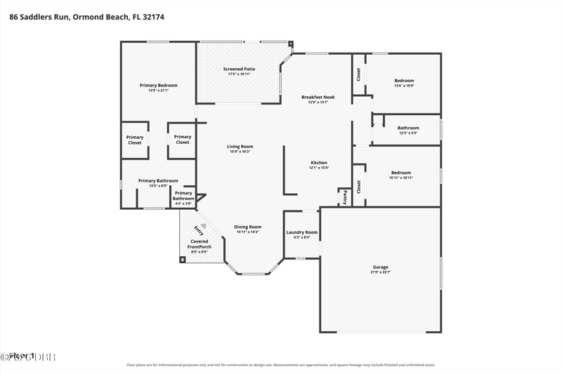 3 bedroom Single Family Residence at 86 Saddlers Run, Saddlers Run, Ormond Beach — photo 2