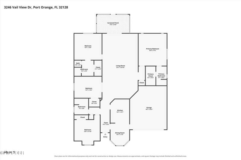 4 bedroom Single Family Residence at 3246 Vail View Drive, Spruce Creek Fly In, Port Orange — photo 4