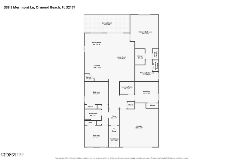 4 bedroom Single Family Residence at 338 E Merimont Lane, Archers Mill, Ormond Beach — photo 2