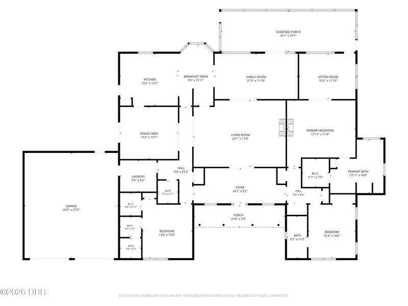 3 bedroom Single Family Residence at 1553 Poplar Drive, Oak Forest, Ormond Beach — photo 4