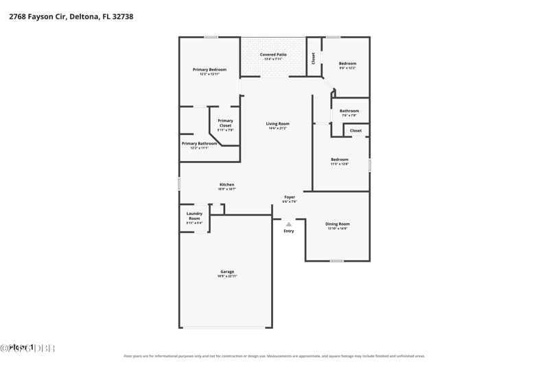 3 bedroom Single Family Residence at 2768 Fayson Circle, Deltona, Deltona — photo 2