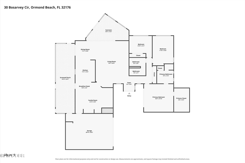 3 bedroom Single Family Residence at 30 Bosarvey Circle, The Woods, Ormond Beach — photo 2