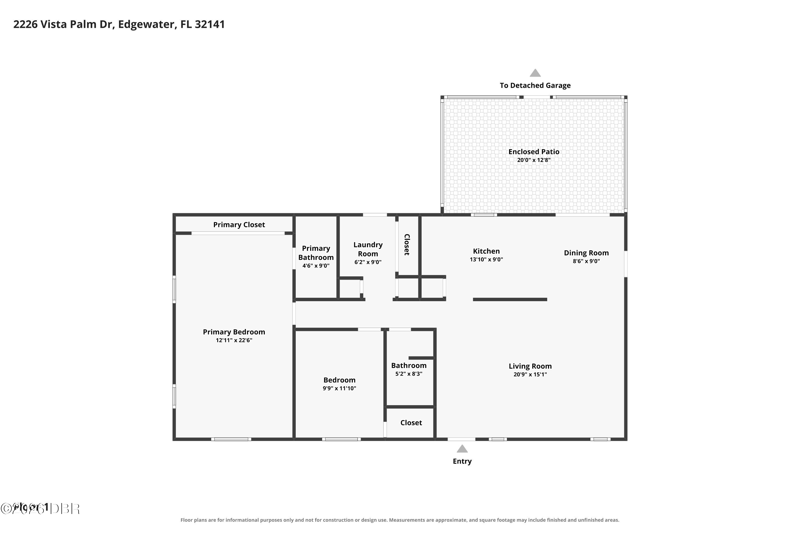 2 bedroom Single Family Residence at 2226 Vista Palm Drive, Florida Shores, Edgewater — photo 4