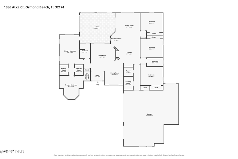 4 bedroom Single Family Residence at 1386 Atka Court, Halifax Plantation, Ormond Beach — photo 2