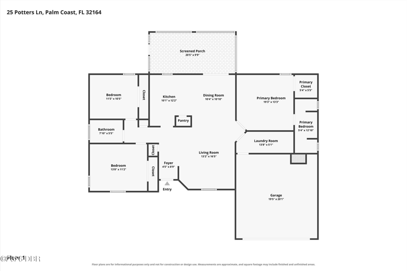 3 bedroom Single Family Residence at 25 Potters Lane, Palm Coast, Palm Coast — photo 3