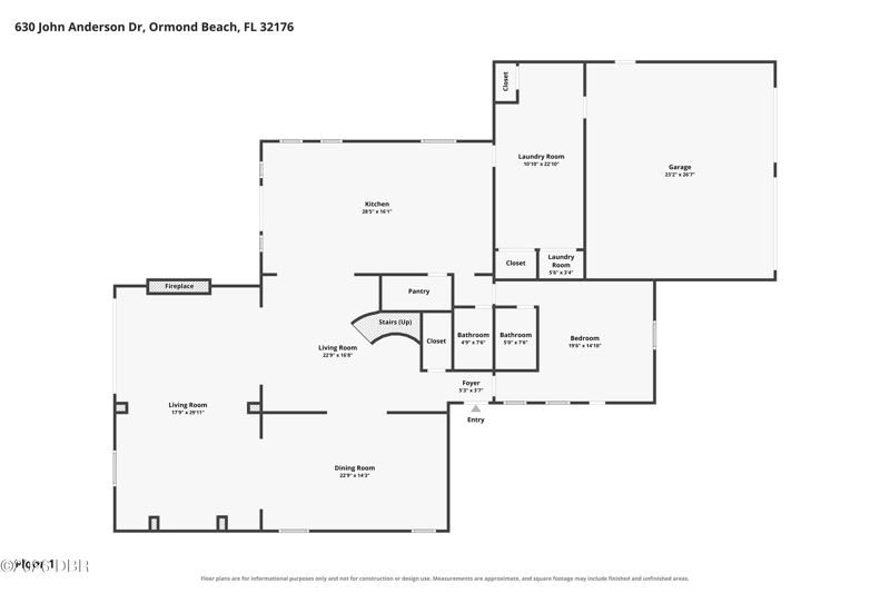 5 bedroom Single Family Residence at 630 John Anderson Drive, Bellewood, Ormond Beach — photo 2