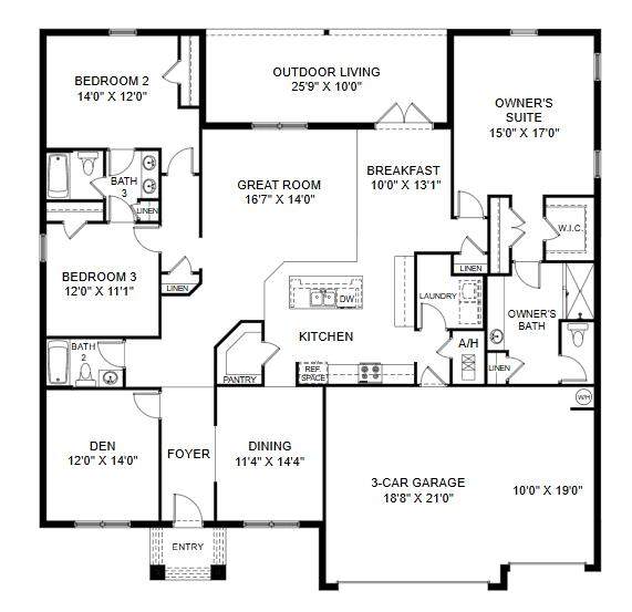 3 bedroom Detached Single Family at 96 E Fawn Run, Natureview, Freeport — photo 2