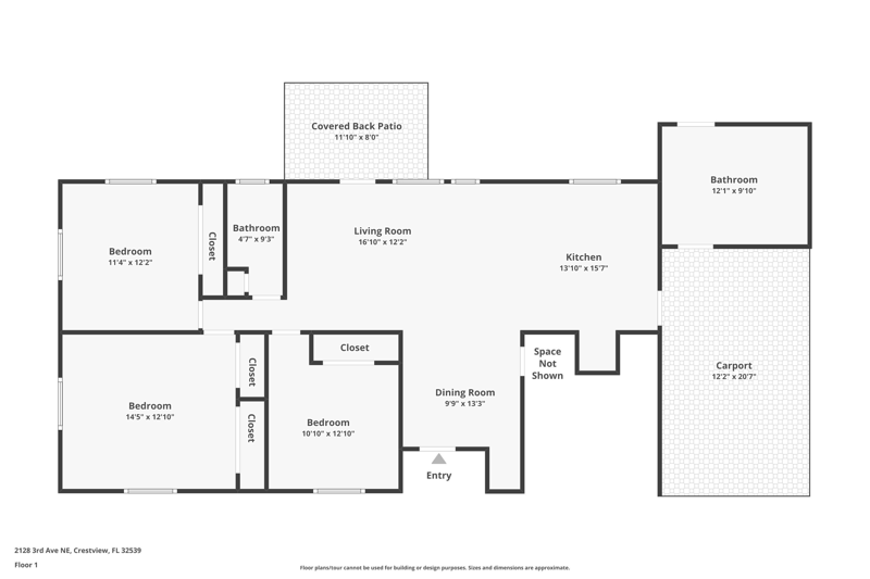4 bedroom Detached Single Family at 2128 3rd Avenue, Oakdale Mini Farms, Crestview — photo 3