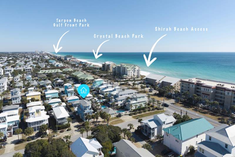 6 bedroom Detached Single Family at 77 Mark Street, Crystal Beach, Destin — photo 2
