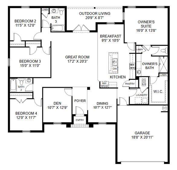 4 bedroom Detached Single Family at 86 E Fawn, Natureview, Freeport — photo 2