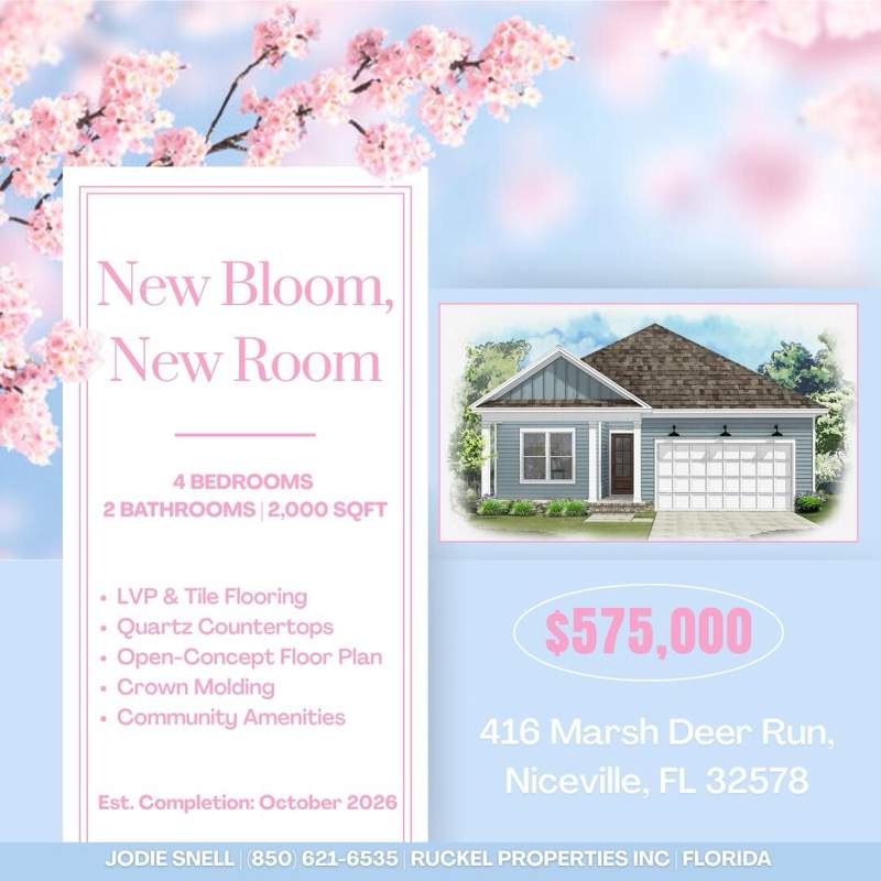 4 bedroom Detached Single Family at 416 Marsh Deer Run, Deer Moss Creek, Niceville — photo 3