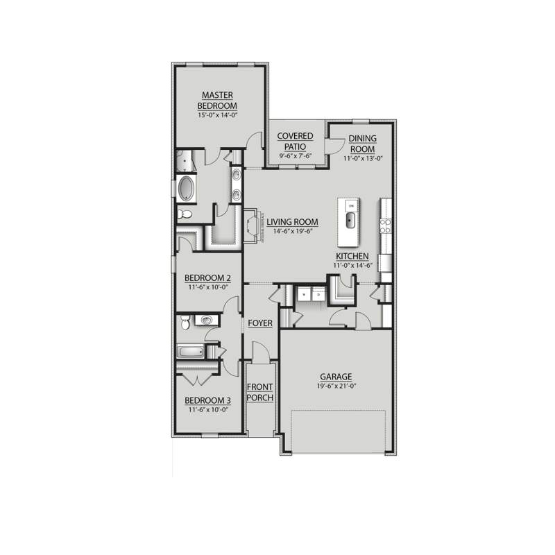 3 bedroom Detached Single Family at 230 Natureview Way, Natureview Ph I, Freeport — photo 3