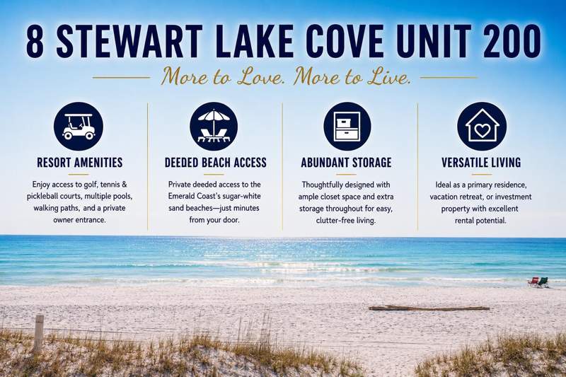 3 bedroom Condominium at 8 Stewart Lake Cove #200, Seascape Condo Ph 7C, Miramar Beach — photo 5