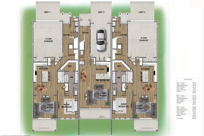 3 bedroom Townhouse at 286 Kidd Street #1, Cinco Trace, Fort Walton Beach — photo 4