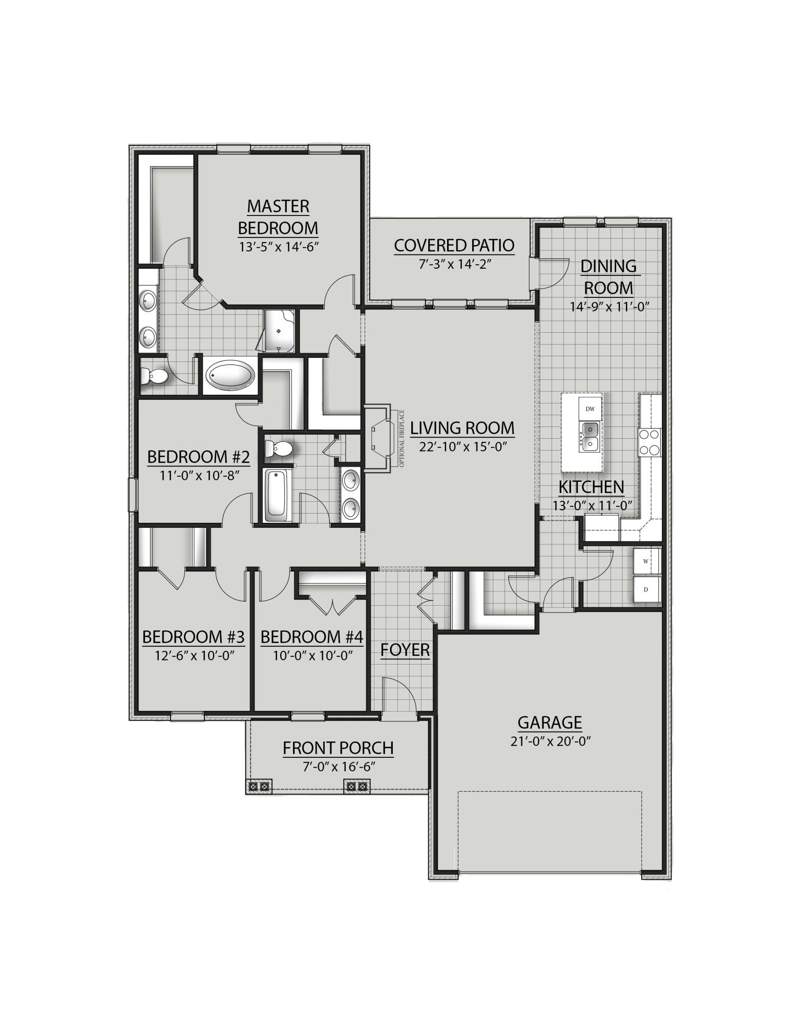 4 bedroom Detached Single Family at 76 Splendor Run, Natureview Ph I, Freeport — photo 3